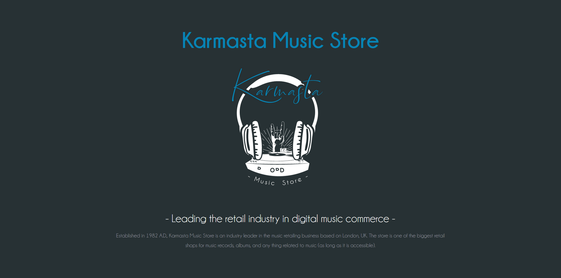 Music Store Project