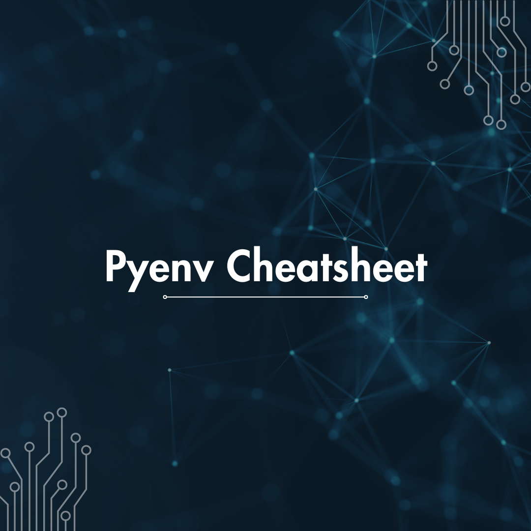 Pyenv Cheatsheet